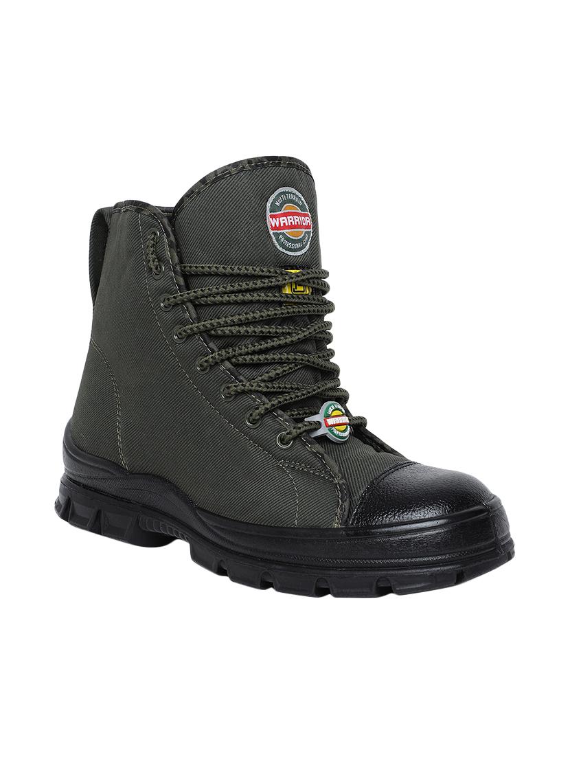 liberty green canvas high ankle boots - 16436239 - Zoom Image - 1