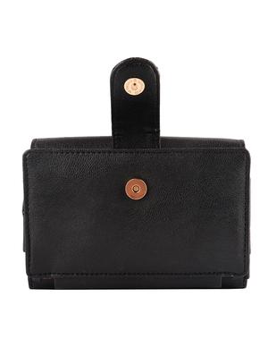 black leatherette (pu) regular clutch - 16436499 - Standard Image - 2