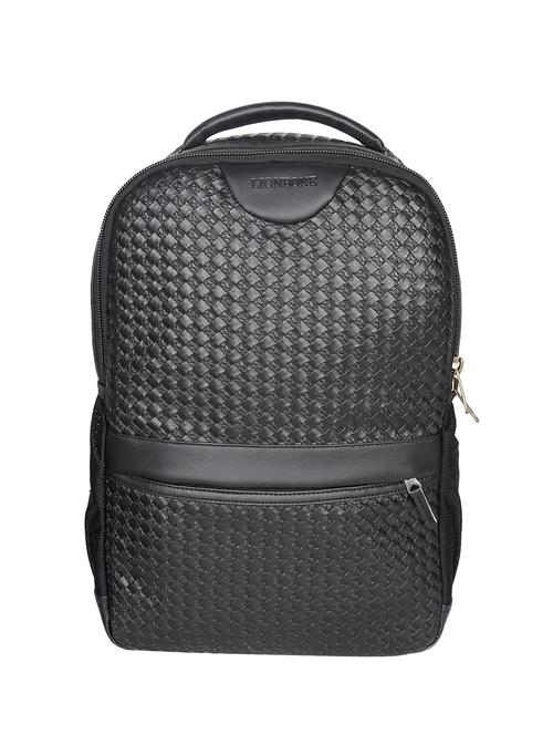 black polyester backpack - 16436577 - Standard Image - 1