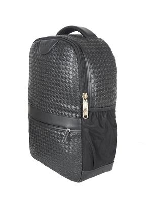 black polyester backpack - 16436577 - Standard Image - 5