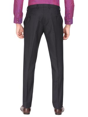 grey striped flat front formal trouser - 16436591 - Standard Image - 3