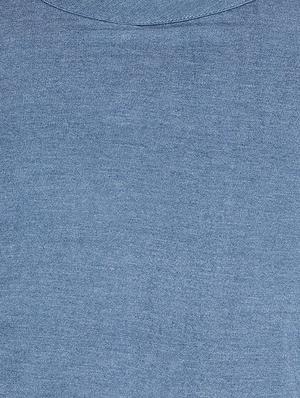 light blue solid asymmetric kurta - 16438325 - Standard Image - 4