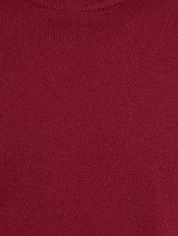 red solid asymmetric kurta - 16438326 - Zoom Image - 4