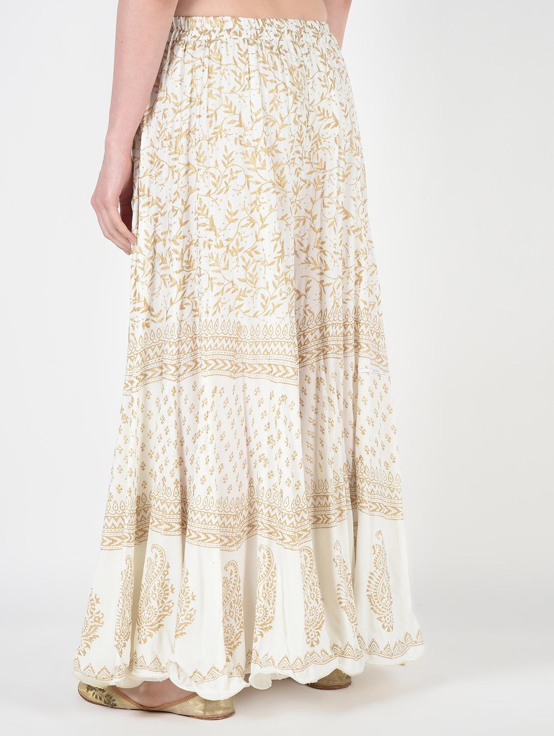 block printed flared palazzo - 16438508 - Zoom Image - 3