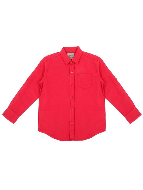 curved hem pocket patch shirt - 16439230 - Standard Image - 1