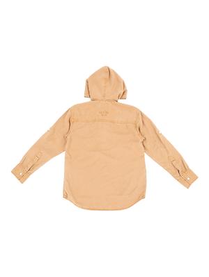 brown denim shirt - 16439237 - Standard Image - 2