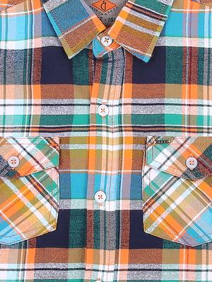 pocket patch checkered shirt - 16439242 - Standard Image - 3