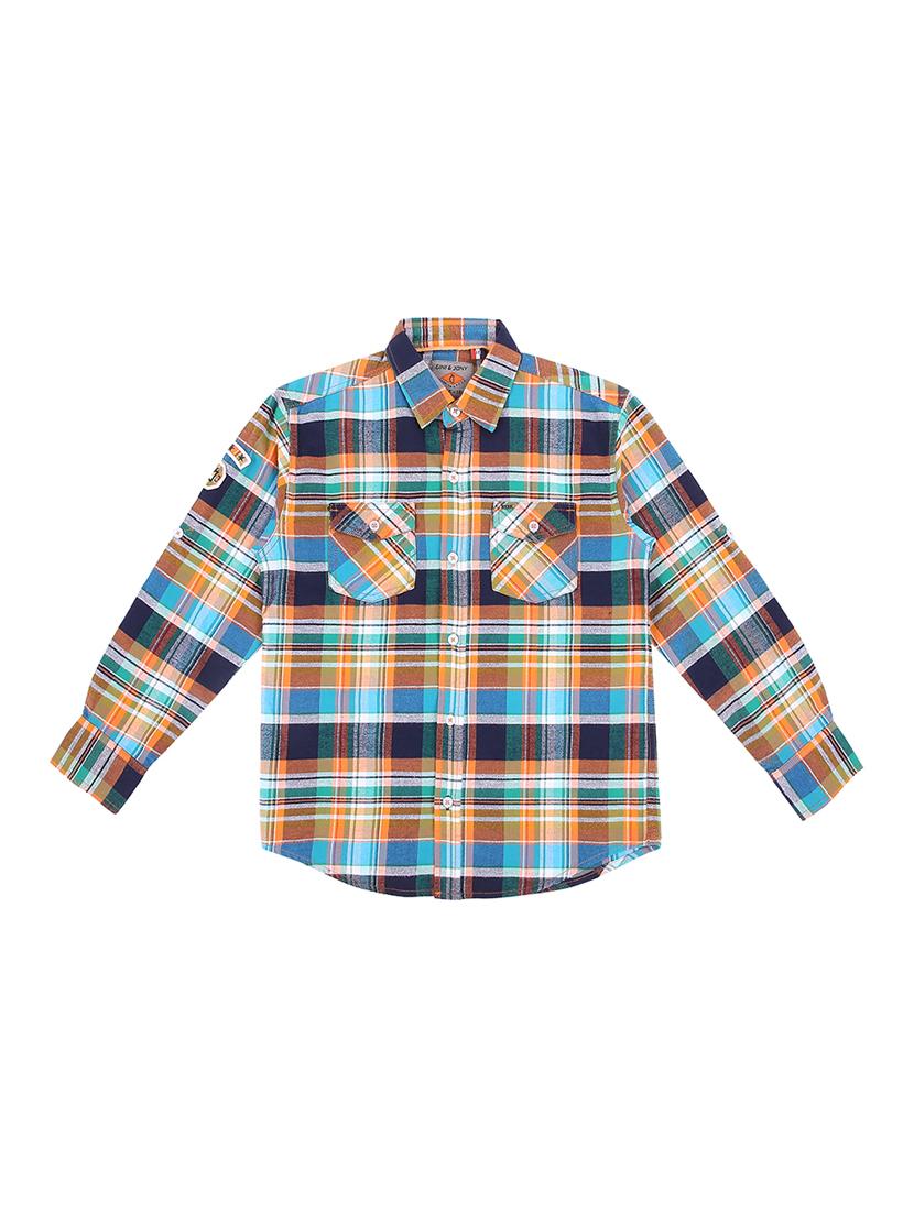 pocket patch checkered shirt - 16439242 - Zoom Image - 1