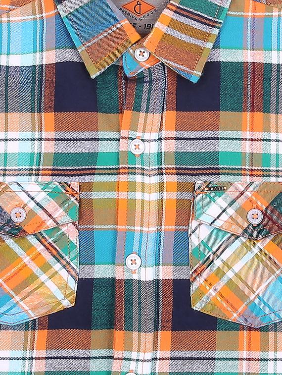 pocket patch checkered shirt - 16439242 - Zoom Image - 3