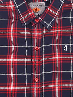curve hem checkered shirt - 16439248 - Standard Image - 3