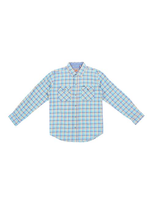 pocket patch checkered shirt - 16439254 - Standard Image - 1