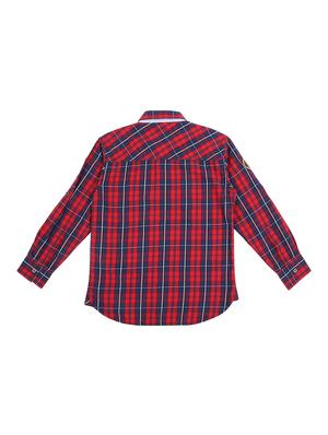 curve hem checkered shirt - 16439288 - Standard Image - 2