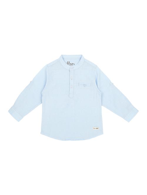 blue cotton shirt - 16439300 - Standard Image - 1