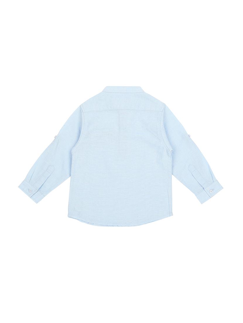 blue cotton shirt - 16439300 - Zoom Image - 2