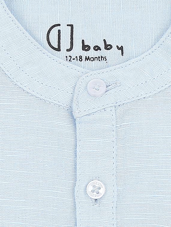 blue cotton shirt - 16439300 - Zoom Image - 3