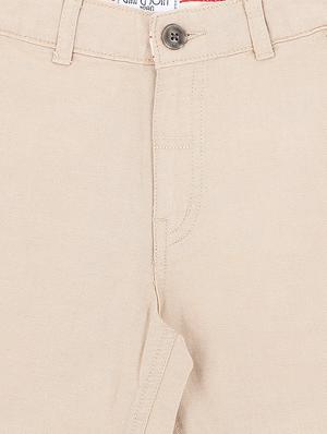 beige cotton blend three fourth - 16439302 - Standard Image - 3