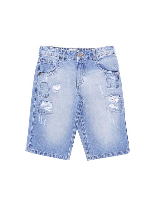 blue cotton blend three fourth - 16439311 - Standard Image - 1