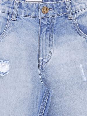 blue cotton blend three fourth - 16439311 - Standard Image - 3