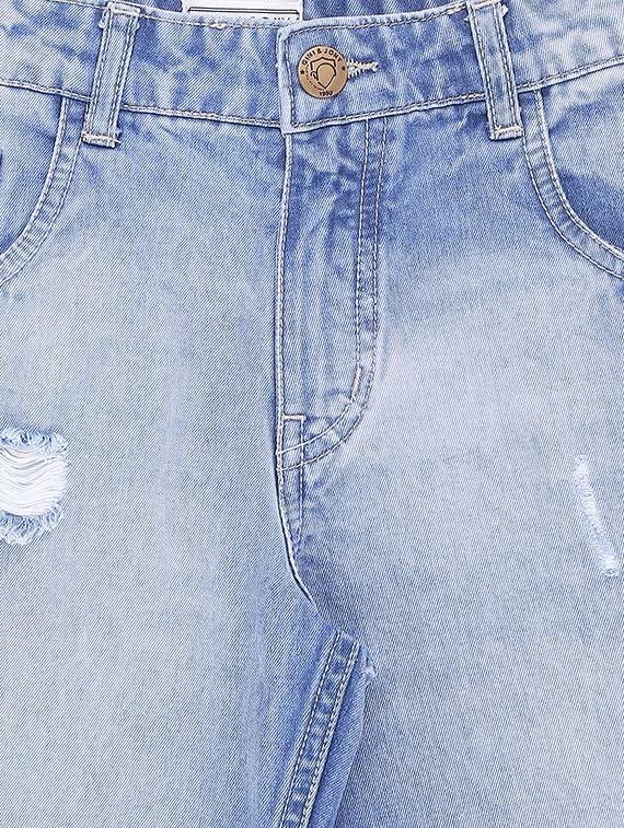 blue cotton blend three fourth - 16439311 - Zoom Image - 3