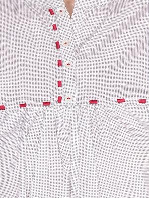 embroidered a-line kurti - 16439560 - Standard Image - 5