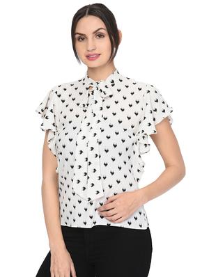 tie up neck quirky top - 16439586 - Standard Image - 2