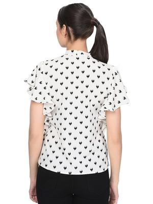 tie up neck quirky top - 16439586 - Standard Image - 3