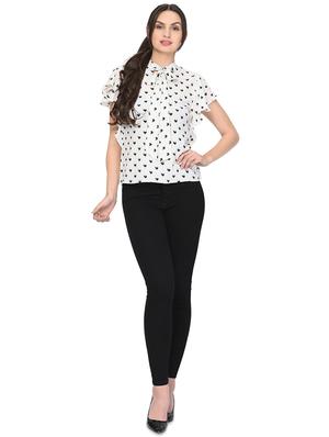 tie up neck quirky top - 16439586 - Standard Image - 4