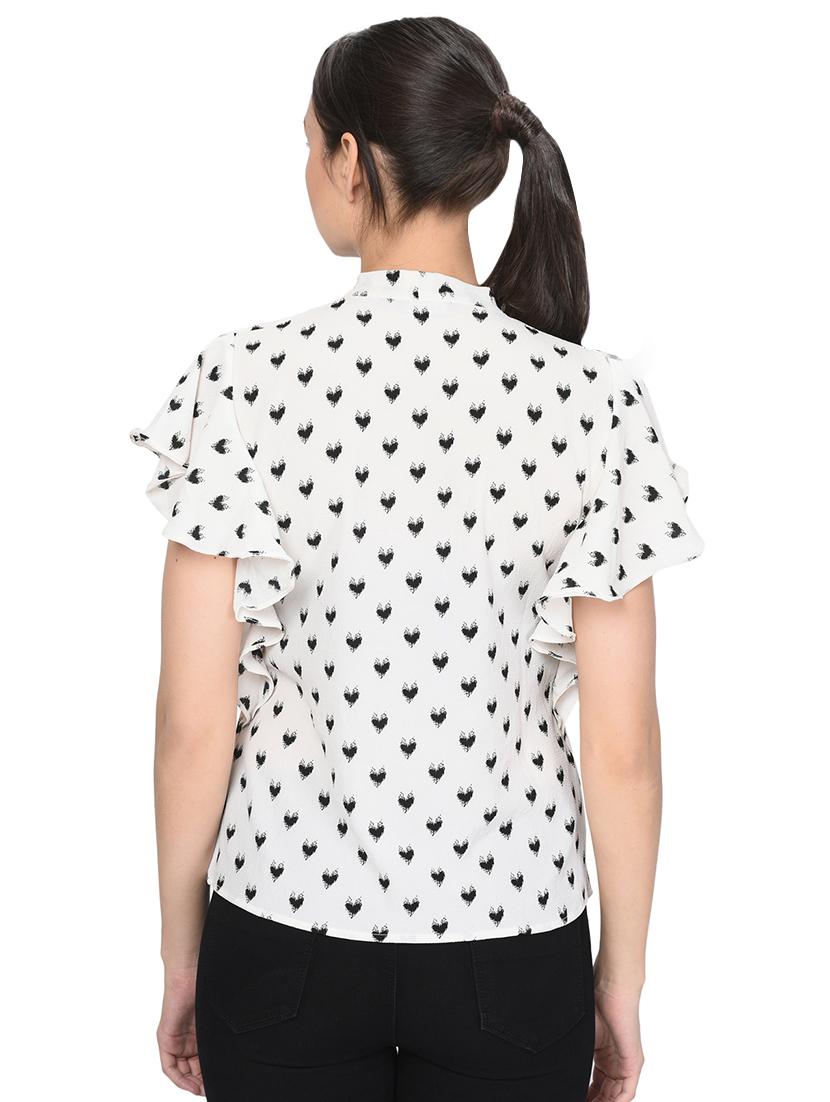 tie up neck quirky top - 16439586 - Zoom Image - 3
