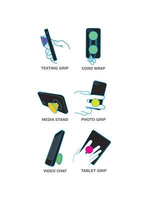 multi colored plastic grip - 16439755 - Standard Image - 3