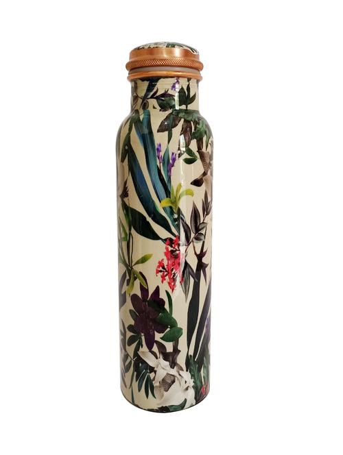 leaf printed copper bottle 1000ml - 16440521 - Standard Image - 1