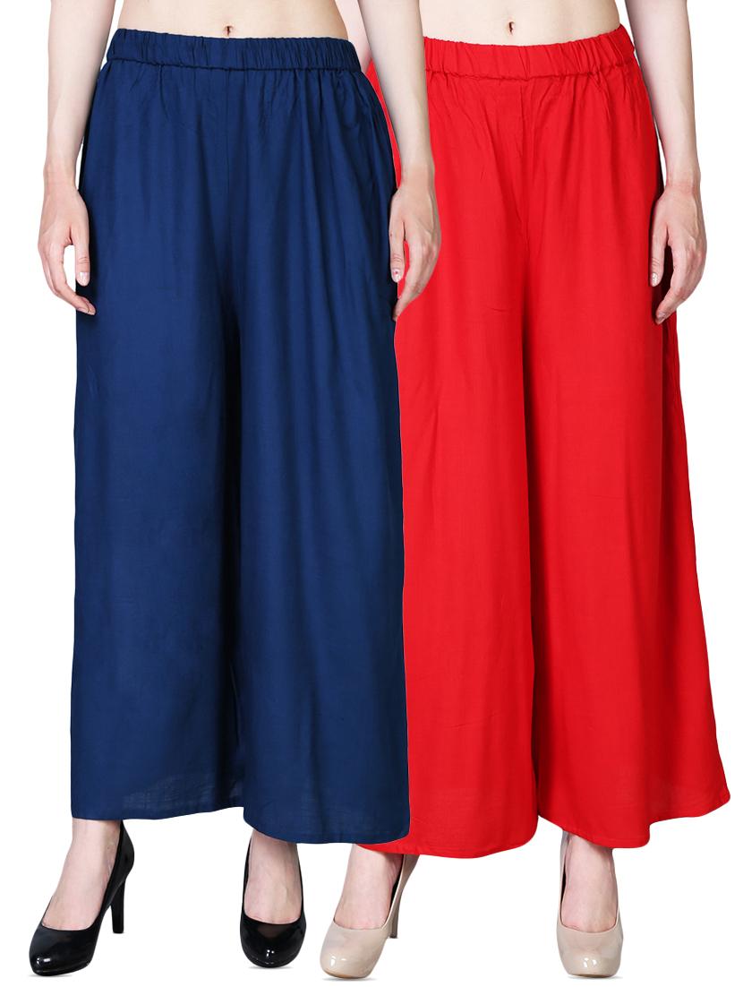 set of 2 solid palazzo - 16440556 - Zoom Image - 1