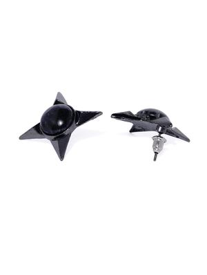 black studs earring - 16441609 - Standard Image - 2