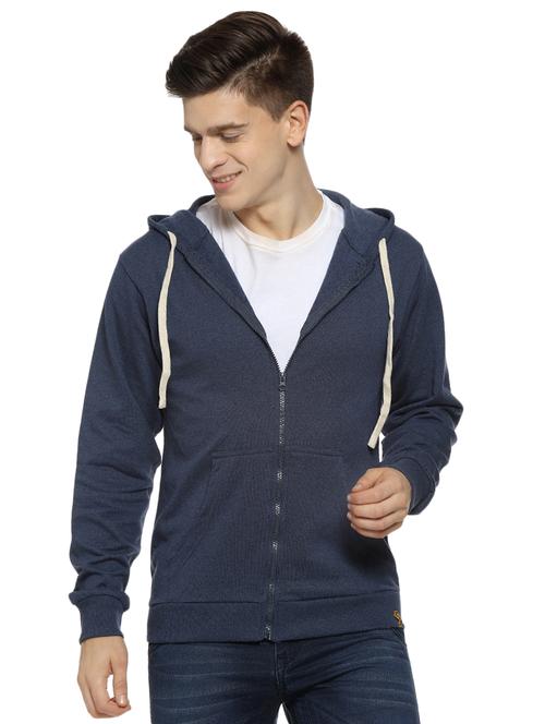 blue solid sweatshirt - 16442825 - Standard Image - 1