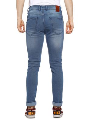 blue side taped ripped denim jeans - 16442964 - Standard Image - 3