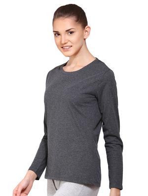 long sleeved solid tee - 16443017 - Standard Image - 2