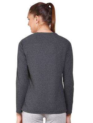 long sleeved solid tee - 16443017 - Standard Image - 3