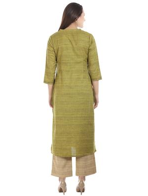 printed straight kurta - 16443711 - Standard Image - 3