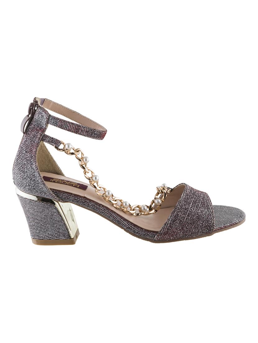 grey ankle strap sandals - 16444366 - Zoom Image - 2