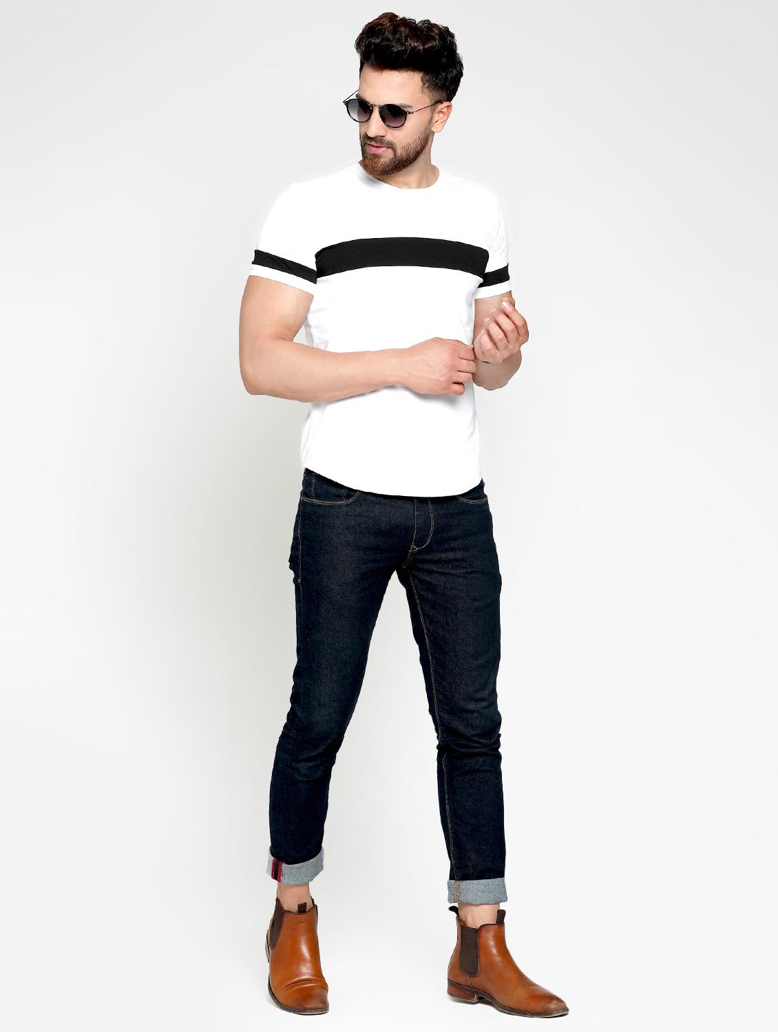 white striped t-shirt - 16445129 - Zoom Image - 4