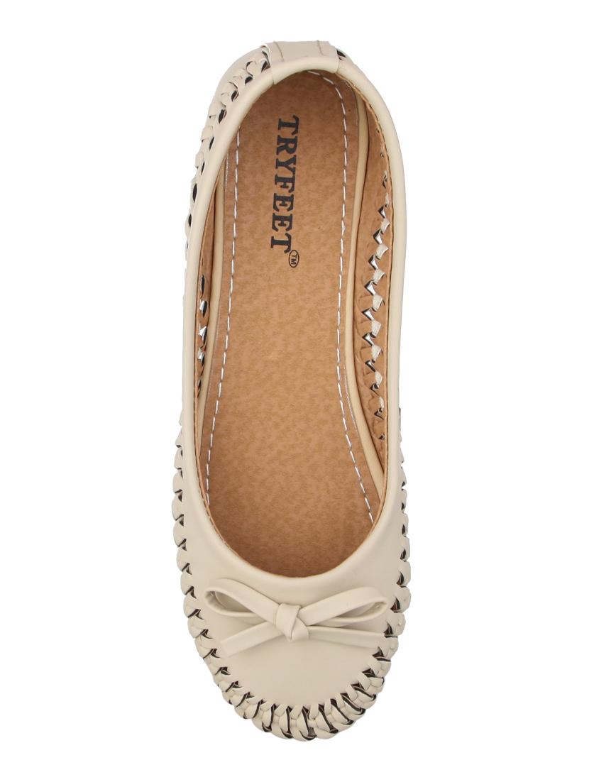 beige slip on ballerinas - 16445164 - Zoom Image - 4