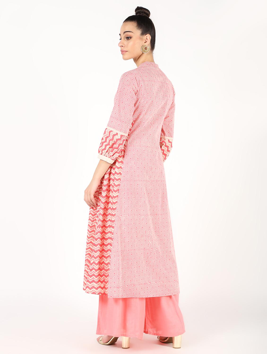 multi print a-line kurta - 16445437 - Zoom Image - 3