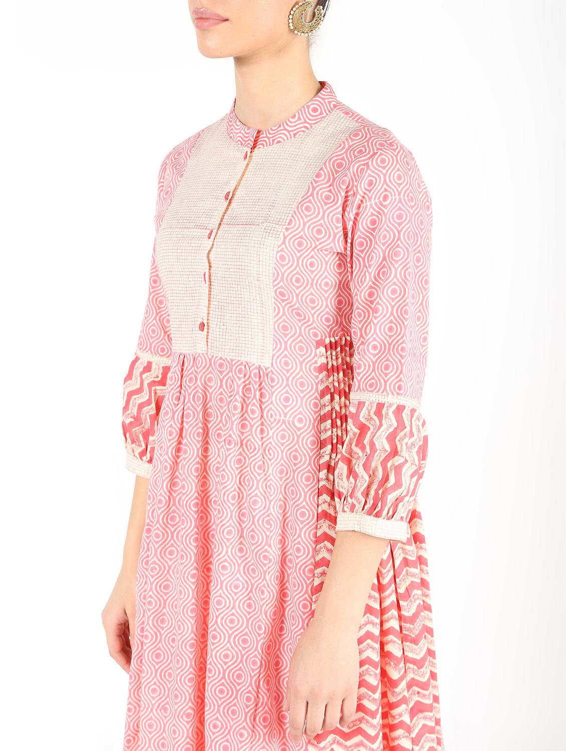 multi print a-line kurta - 16445437 - Zoom Image - 4