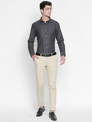 black printed formal shirt - 16447018 - Standard Image - 4