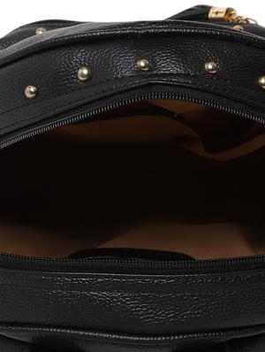 black leatherette (pu) regular backpack - 16447143 - Standard Image - 3
