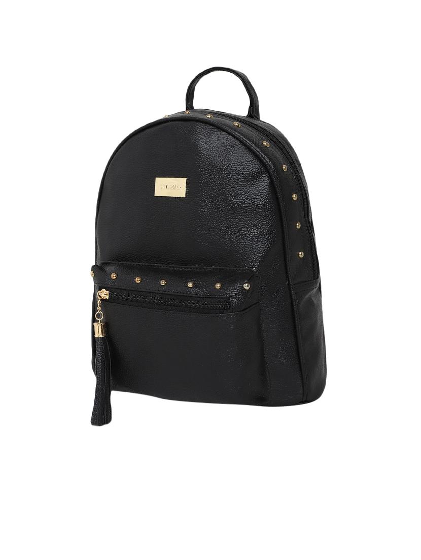 black leatherette (pu) regular backpack - 16447143 - Zoom Image - 4