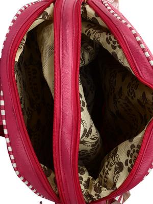 pink leatherette (pu) fashion backpack - 16447283 - Standard Image - 3