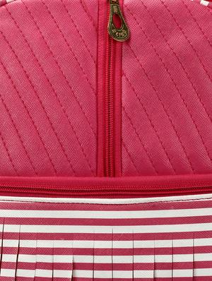 pink leatherette (pu) fashion backpack - 16447283 - Standard Image - 4