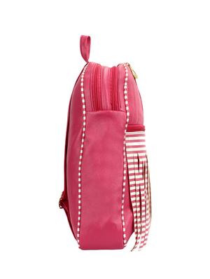 pink leatherette (pu) fashion backpack - 16447283 - Standard Image - 5