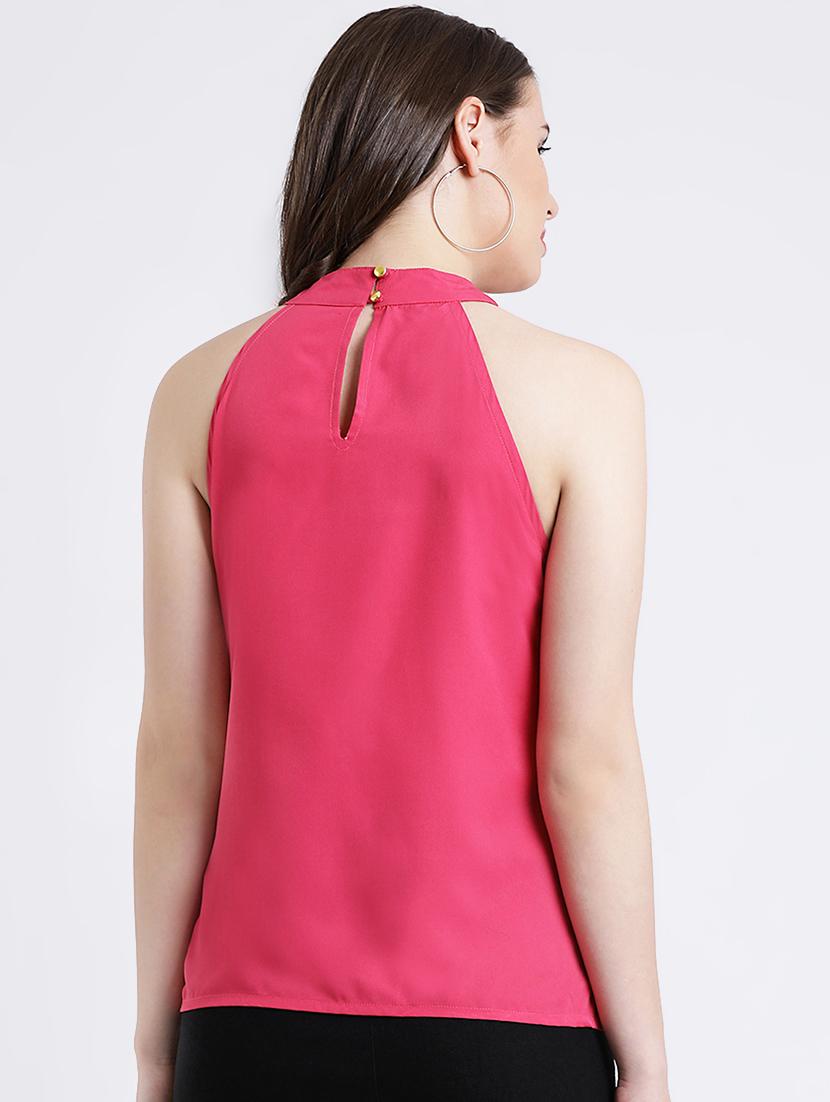 halter neck solid top - 16448341 - Zoom Image - 3