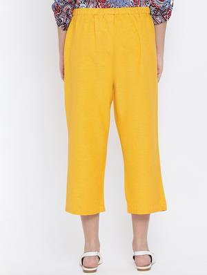high rise solid maternity wear trouser - 16448856 - Standard Image - 3